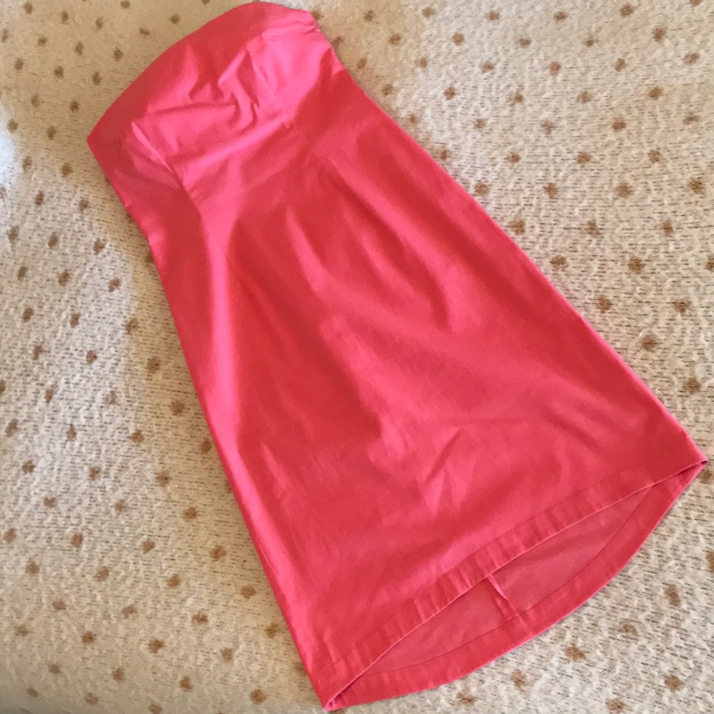 J. CREW Strapless, High-Low Sheath Dress